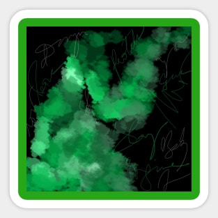 Green Gas Sticker